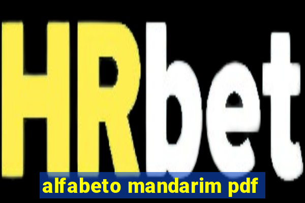 alfabeto mandarim pdf